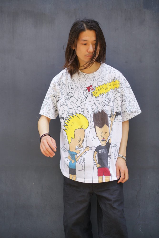 オファー 2000s beavis & bad head tシャツ 古着屋