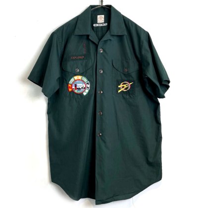  ΡBoy Scouts of Americaۥơ S/S ܡȥġ1960's-Vintage Official S/S Shirt