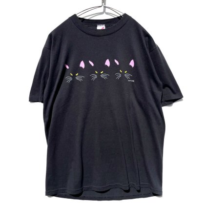 古着 通販　【chene - Made In USA】ヴィンテージ 猫プリント Tシャツ【1986's】Vintage Print T-Shirts