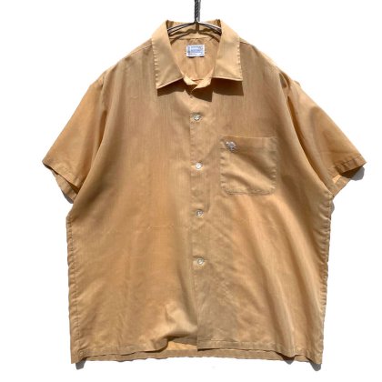  ΡTOWNCRAFT - Penneysۥơ S/S ץ󥫥顼ġ1960's-Vintage Open Collar Shirt