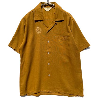  ΡTOWNCRAFT - Penneysۥơ S/S ץ󥫥顼 졼󥷥ġ1960's-Vintage Rayon Shirt