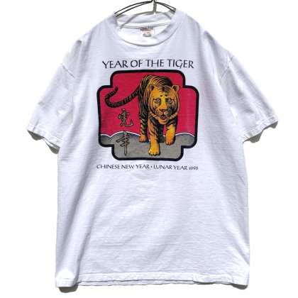 古着 通販　【Lunar Year 4996 - Made In USA】ヴィンテージ 旧正月 プリントTシャツ【1998's】Vintage Print T-Shirt