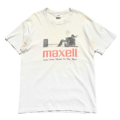 古着 通販　マクセル ヴィンテージ  T シャツ【maxell】【1990's-】プロモーション プリント XL High Aging