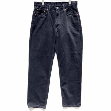 古着 通販　リーバイス 550 ブラック【Levis 550-0260 Made In Egypt】Vintage Black Denim Pants W-34
