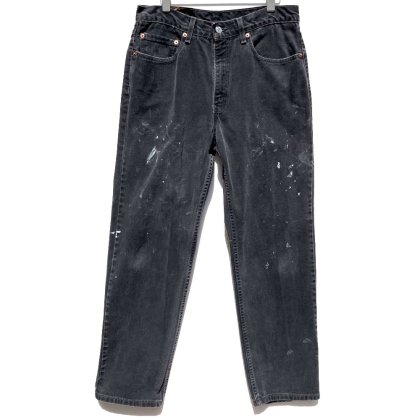  Ρ꡼Х 550 ֥å ڥ󥭡Levis 550-0260 Made In USAVintage Black Denim Pants W-31