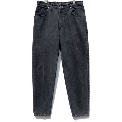 古着 通販　リーバイス 560 ブラック【Levis 560 Made In USA】【1990's】Vintage Black Denim Pants W-34