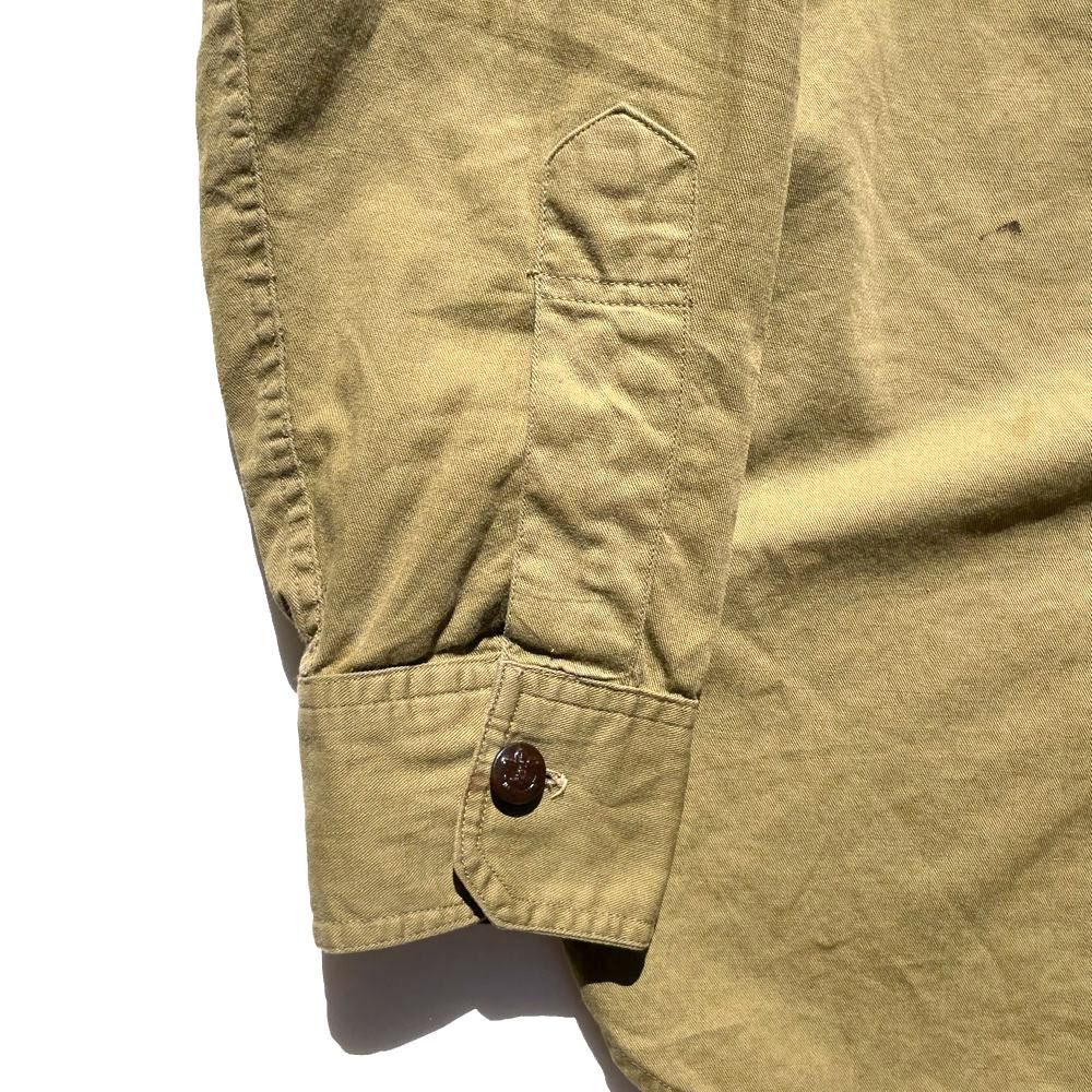 BSA】ヴィンテージ ボーイスカウトシャツ マチ付き チェンジ