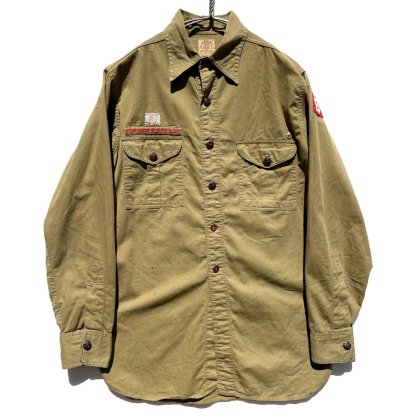 ΡBSAۥơ ܡȥ ޥդ 󥸥ܥ1940's-Vintage Boy Scout Shirt