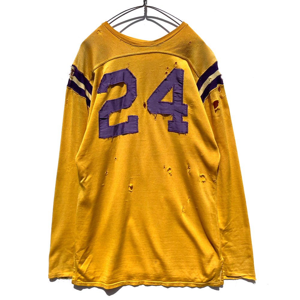 【Athletic Supply】ヴィンテージ ハイエイジング フットボール ナンバリング ゲームシャツ【1960's-】Vintage Game  T-Shirt