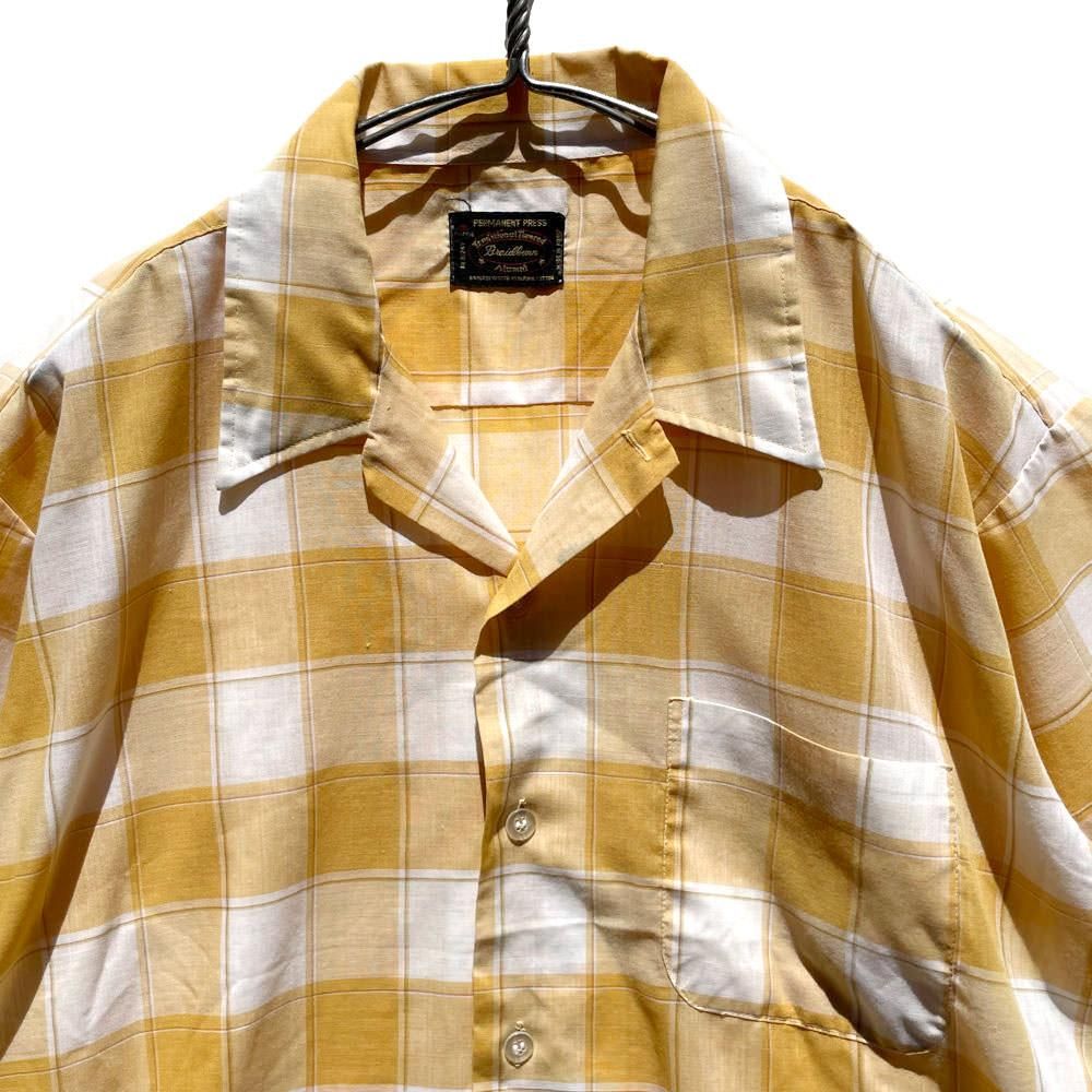 60s BRENT】ヴィンテージ オープンカラーパジャマシャツ c21 60s BRENT