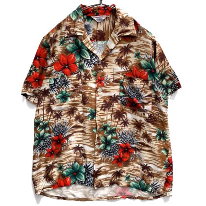  ΡSPORTSWEAR - Made In Japanۥơ 졼 ϥ ϥ磻󥷥ġ1960's-Vintage Rayon Hawaiian Shirt
