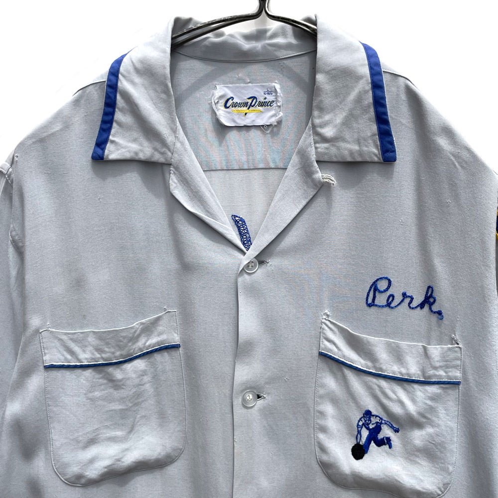 【Crown Prince】ヴィンテージ レーヨン ボーリングシャツ【1960's-】Vintage Bowling Shirt