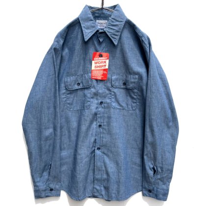  ΡFIVEBROTHER - Made In USAۥǥåɥȥå ֥졼ġ1980's-Vintage Chambray Shirts