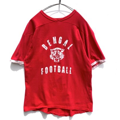  ΡSOUTHERN ATHLETIC - Made In USAۥơ åȥ եåȥܡ ॷġ1960's-Vintage Football T-Shirt