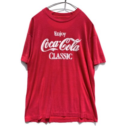  ΡCoca-Colaۥơ  ȥץ å Tġ1992'sVintage Print T-Shirt