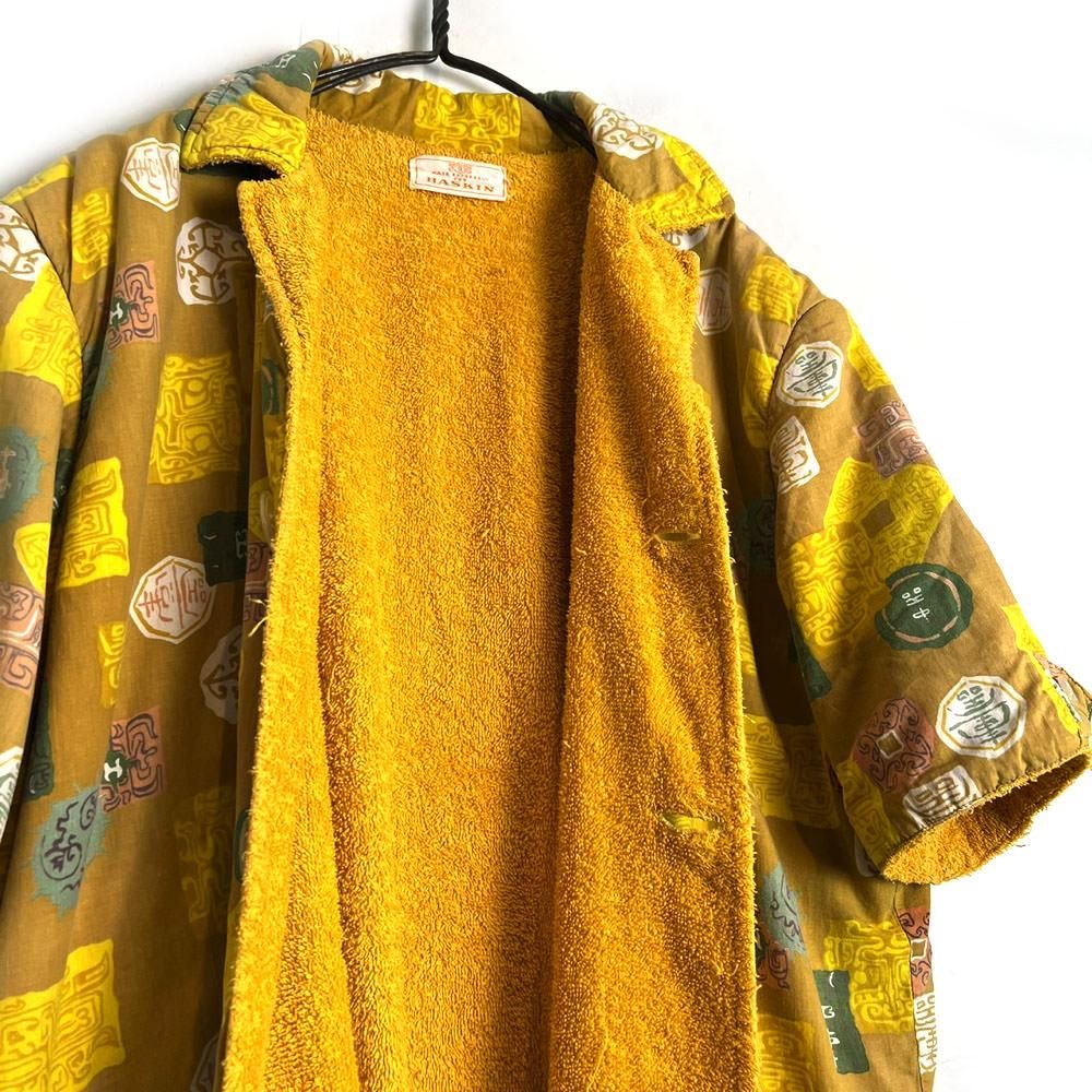 BASKIN】 ヴィンテージ パイルライニング ビーチシャツ【1960's