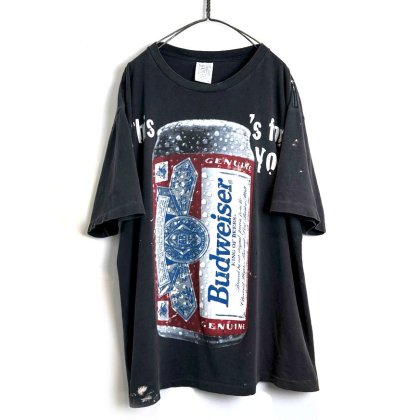  ΡBudweiser ơ Хɥ磻 ץTġ1990's-Vintage  Print T-Shirt