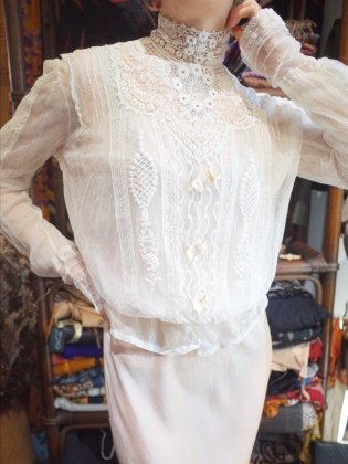  ΡOver A Century Edwardian Antique Lace Blouse