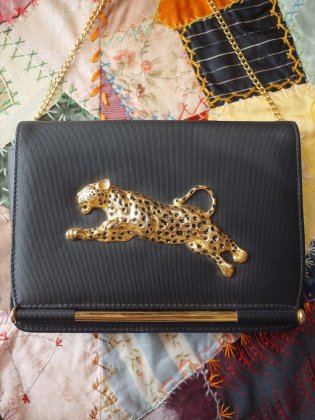  ΡVintage Jaguar Shoulder & Clutch Bag