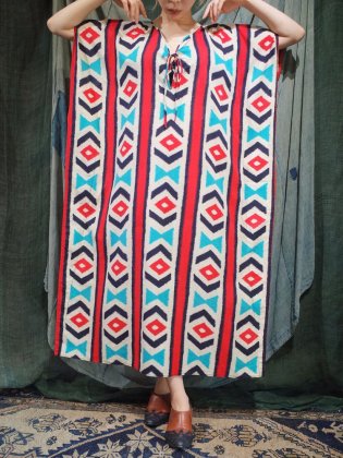  ΡNative Stripe Kaftan Dress