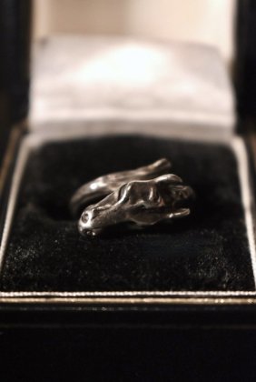  ΡVintage horse motif silver ring ơ С ۡ  