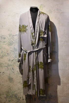 古着 通販　us 1950~60s printed rayon gown
