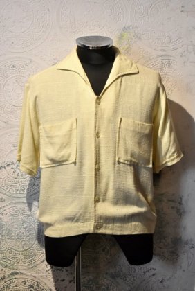  Ρus 1950s rayon silk s/s shirt