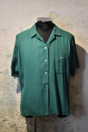  Ρus 1950s rayon raglan s/s shirt