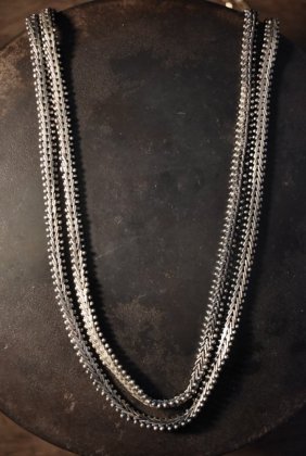  ΡMexico vintage silver two chain necklace ᥭ ơ С  ͥå쥹 