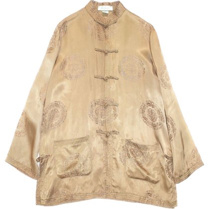  ΡGreen Gold Rayon China Shirt