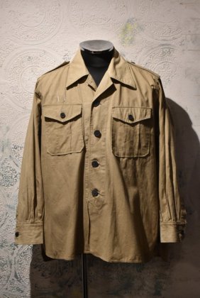  ΡJapanese 1940s cotton shirt jacket