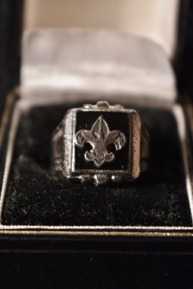  Ρus 1950~60s BSA silver ring