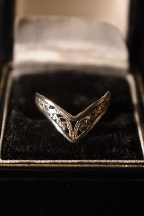  ΡVintage silver 950 filigree ring ơ եꥰ꡼  