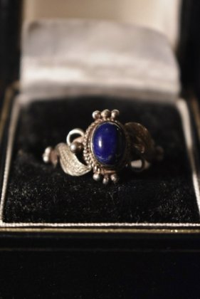  ΡVintage silver  lapis lazuli ring ơ С ԥ饺  