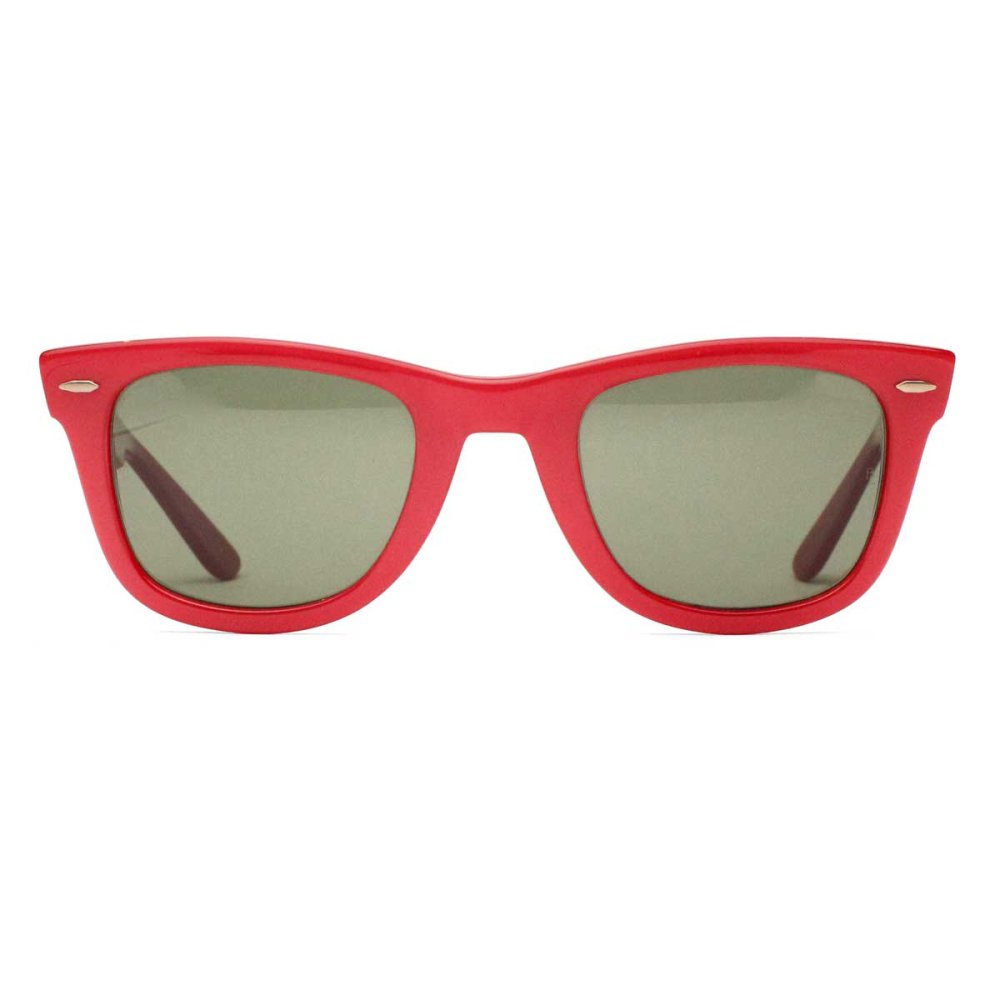 ボシュロム レイバン ウェイファーラー 1【B&L Ray-Ban USA WAYFARER】【1980's-】Red 5024