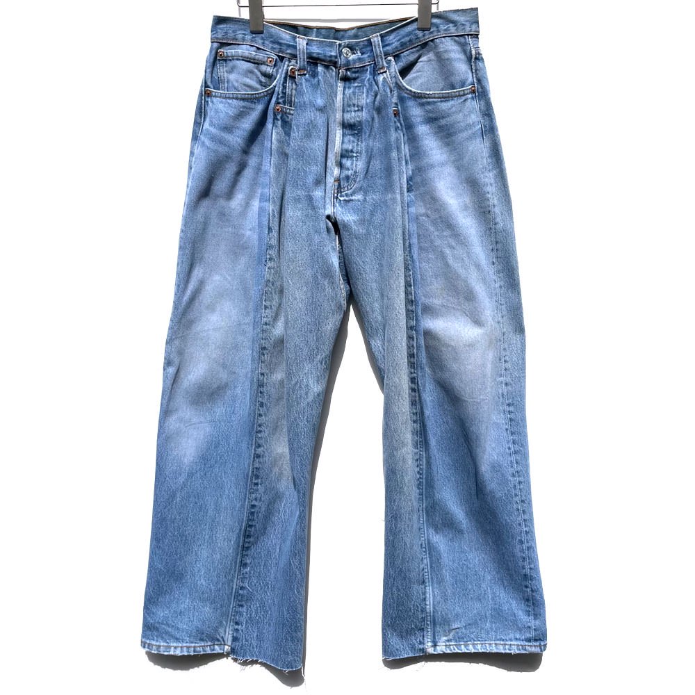 ピンプスティック【pimpstick】リーバイス リメイク ワイドパンツ【Levi's 501 - Made In USA】W-32