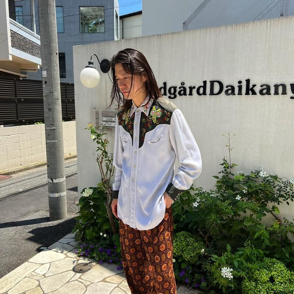 H BAR C】ヴィンテージ レーヨンギャバジン ウエスタンシャツ【1950's