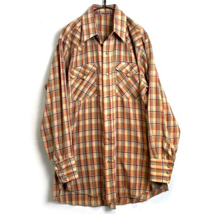  Ρơ 󥷥ġ1970's-Vintage Regular Collar Western Shirt