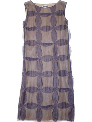古着 通販　“JIL SANDER” Made in ITALY Deep Purple Silk Dress