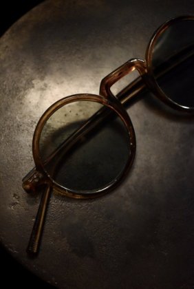  Ρus 1920s~ amber round glasses