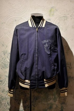  Ρus 1950s college cotton blouson