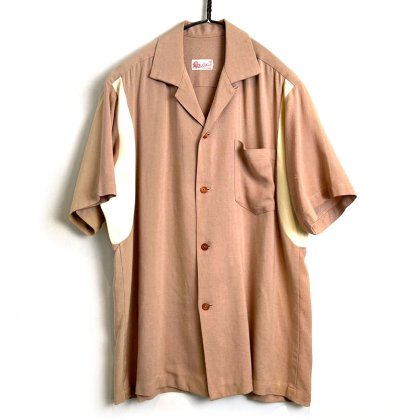  ΡLehua ơ 졼 ܡ󥰥ġ1950's-Vintage Rayon Bowling Shirt