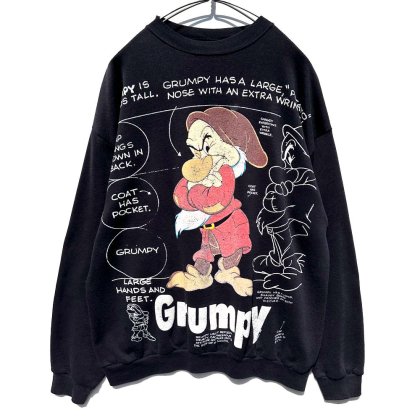  ΡSnow White - GRUMPYۥơ ǥˡե åȥġ1990's-Vintage Sweat Shirt