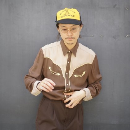  ΡVintage Western Shirts Style with CAP