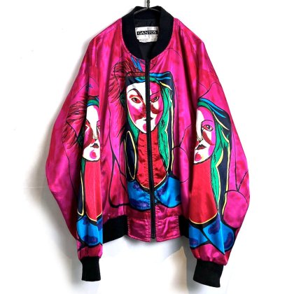  ΡGANTOSۥơ ȥѥ 㥱åȡ1990's-Vintage  Art Pattern Jacket