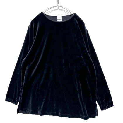  ΡSOPTANZAۥơ 롼ͥå ٥ȥåץ1990's-Vintage Velour Tops