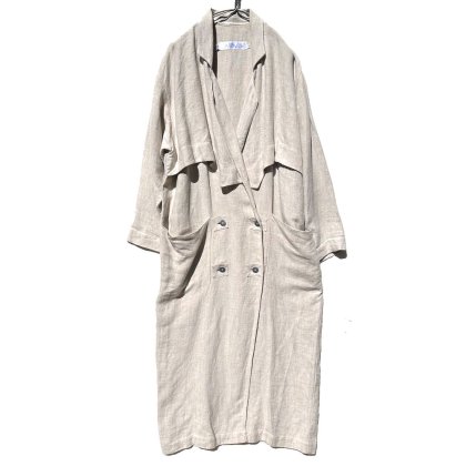  ΡLA PALMEۥơ ޥ󥰥 ֥֥쥹 ͥ󥳡ȡ1980's-Vintage Linen Coat