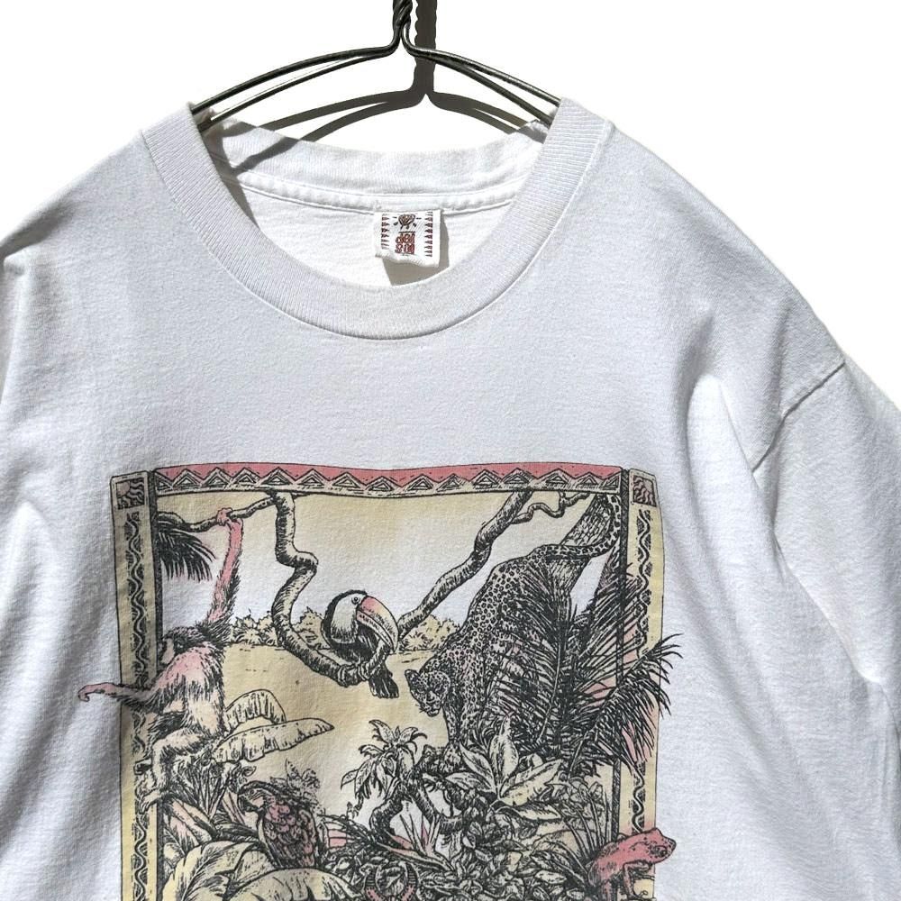 Del Sol - Made In USA】ヴィンテージ アニマルプリント Tシャツ