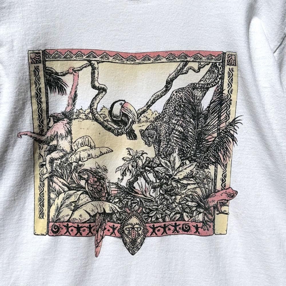 Del Sol - Made In USA】ヴィンテージ アニマルプリント Tシャツ