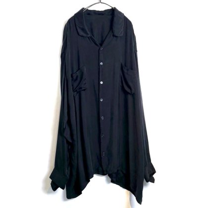 古着 通販　ヴィンテージ ビッグシルエット シルクシャツ【1990's-】Vintage Super Big Silhouette Silk Shirt